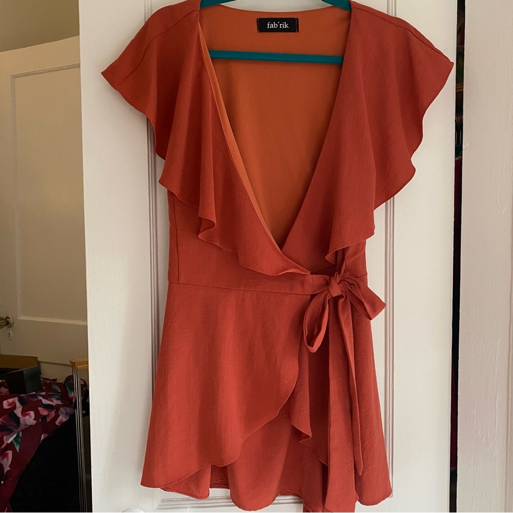 Fabrik Burnt Orange Romper